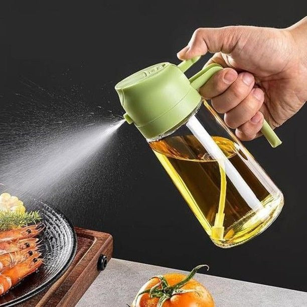 Oil Spray Bottle – Refillable Oil Dispenser for Cooking, Air Fryer & BBQ