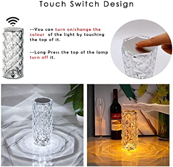 Crystal LED Lamp – Luxury Light for Your Room
