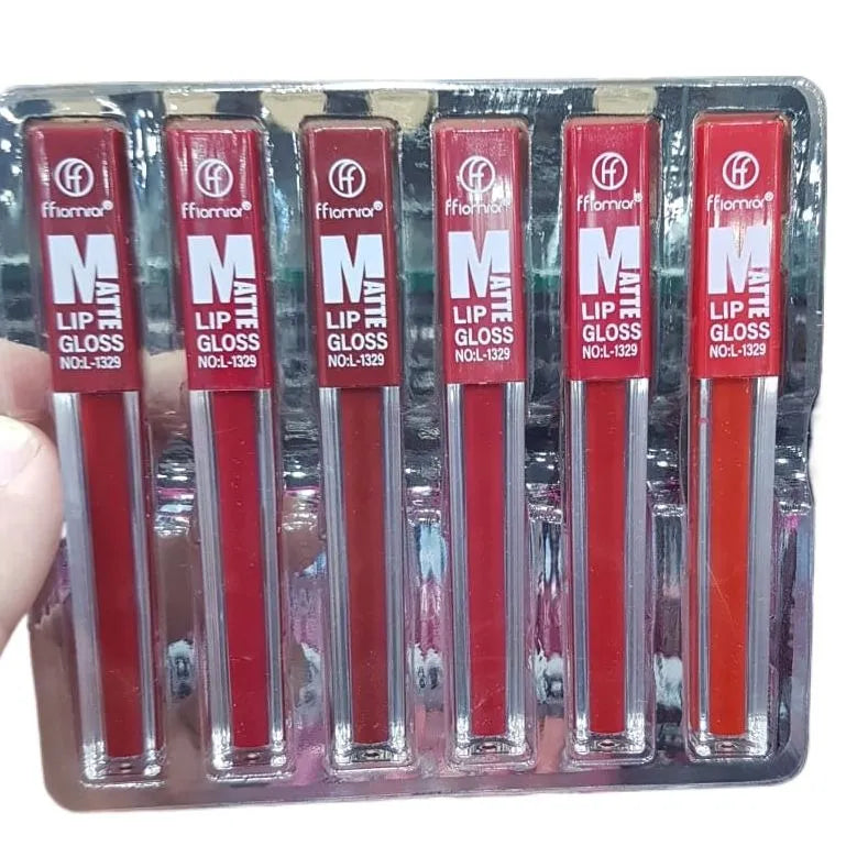 Matte Liquid Lipstick Set – Long Lasting, Smudge Proof | 6–12 Stunning Shades