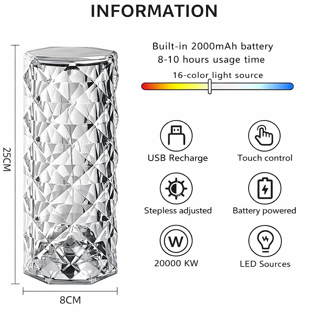 Crystal  Lamp LED
