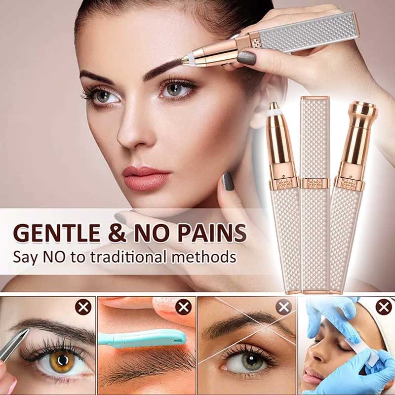Eyebrow Trimmer Pen – Precision Hair Remover for Women (Painless, Portable, Face & Brow Grooming)