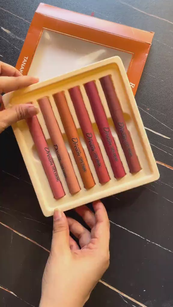 Matte Liquid Lipstick Set – Long Lasting, Smudge Proof | 6–12 Stunning Shades